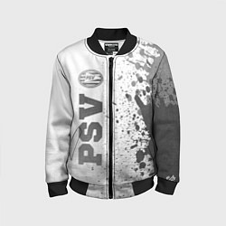Бомбер детский PSV - white gradient по-вертикали, цвет: 3D-черный