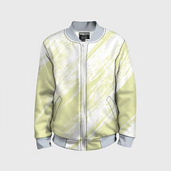 Детский бомбер The color is white and yellow