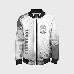 Детский бомбер Liverpool - white gradient вертикально