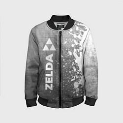 Бомбер детский Zelda - grey gradient по-вертикали, цвет: 3D-черный