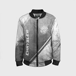 Детский бомбер Chrysler - grey gradient вертикально