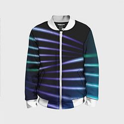 Детский бомбер Color black blue