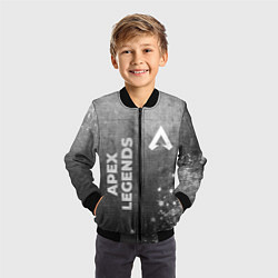 Бомбер детский Apex Legends - grey gradient вертикально, цвет: 3D-черный — фото 2