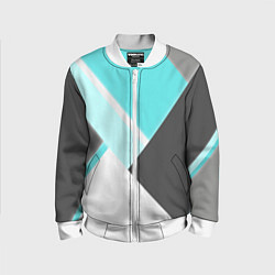 Детский бомбер Color black blue