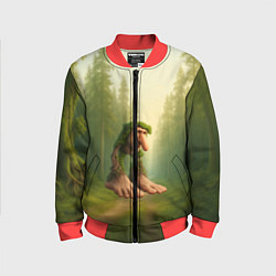 Бомбер детский Патапим мем, цвет: 3D-красный