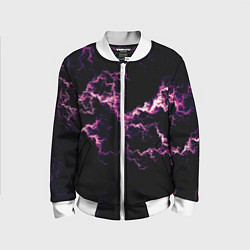Детский бомбер Lightning pink glow