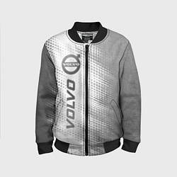 Бомбер детский Volvo - white gradient по-вертикали, цвет: 3D-черный