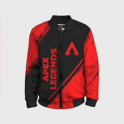 Бомбер детский Apex Legends - red gradient вертикально, цвет: 3D-черный
