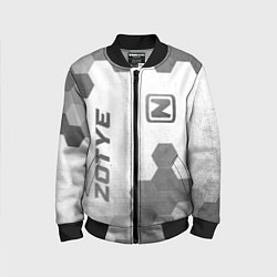 Бомбер детский Zotye - white gradient вертикально, цвет: 3D-черный
