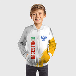 Бомбер детский Дагестан color, цвет: 3D-белый — фото 2