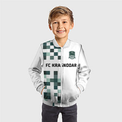 Бомбер детский FC Krasnodar, цвет: 3D-белый — фото 2
