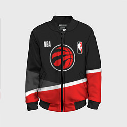 Бомбер детский Toronto Raptors - basketball, цвет: 3D-черный