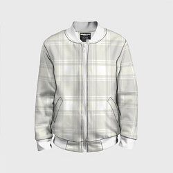 Детский бомбер Checked white completely