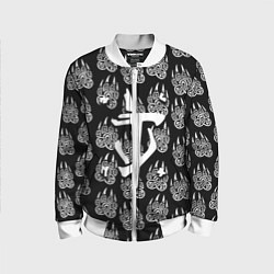 Бомбер детский Doom хищник леса, цвет: 3D-белый