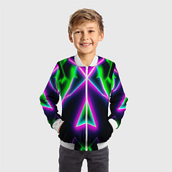 Бомбер детский Multicolored colorful color, цвет: 3D-белый — фото 2