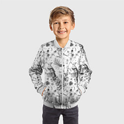 Бомбер детский Бузулукский бор, цвет: 3D-белый — фото 2