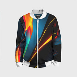 Бомбер детский Multicoloured neon, цвет: 3D-белый
