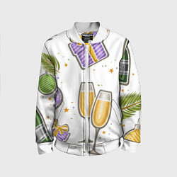 Детский бомбер Новогодний вайб