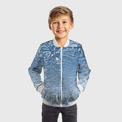 Детский бомбер Налипший снег / 3D-Белый – фото 3