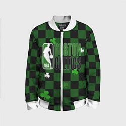 Бомбер детский NBA Boston Celtics, цвет: 3D-белый