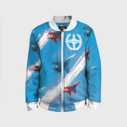 Бомбер детский Самолеты ВВС, цвет: 3D-белый