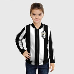 Бомбер детский Juventus: Vidal, цвет: 3D-черный — фото 2