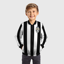 Бомбер детский Juventus: Vidal, цвет: 3D-черный — фото 2