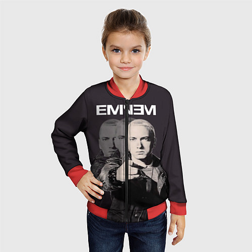 Детский бомбер Eminem: You / 3D-Красный – фото 4