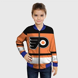 Бомбер детский Philadelphia Flyers, цвет: 3D-синий — фото 2