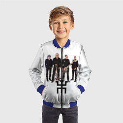 Бомбер детский Группа Пикник, цвет: 3D-синий — фото 2