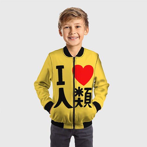 Детский бомбер No game no life Sora / 3D-Черный – фото 3