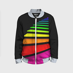 Детский бомбер Радужная лестница