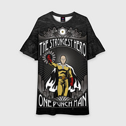 Платье клеш для девочки The Strongest Hero, цвет: 3D-принт