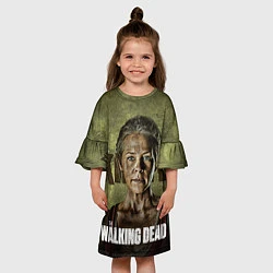 Платье клеш для девочки Ходячие мертвецы: Кэрол Пелетье, цвет: 3D-принт — фото 2