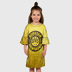 Платье клеш для девочки Borussia3, цвет: 3D-принт — фото 2