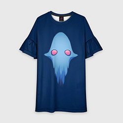 Платье клеш для девочки Ice Face, цвет: 3D-принт