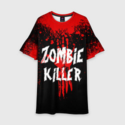 Платье клеш для девочки Zombie Killer, цвет: 3D-принт