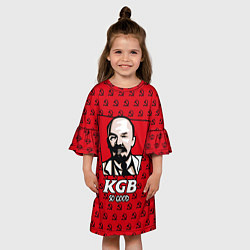 Платье клеш для девочки KGB: So Good, цвет: 3D-принт — фото 2