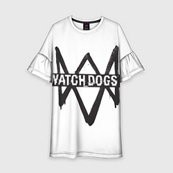 Платье клеш для девочки Watch Dogs 2, цвет: 3D-принт