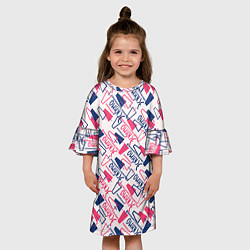 Платье клеш для девочки Эскимо, цвет: 3D-принт — фото 2