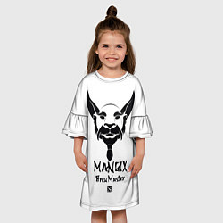 Платье клеш для девочки Mangix: Brewmaster, цвет: 3D-принт — фото 2