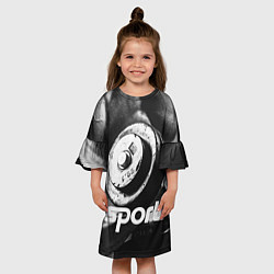 Платье клеш для девочки Iron Sport, цвет: 3D-принт — фото 2