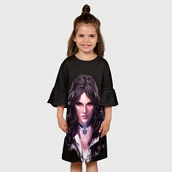 Платье клеш для девочки Йенифер 1, цвет: 3D-принт — фото 2