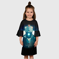 Платье клеш для девочки Destiny 4, цвет: 3D-принт — фото 2