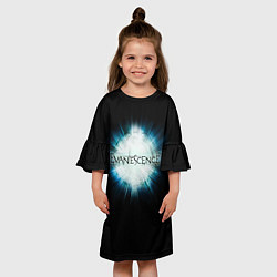 Платье клеш для девочки Evanescence Explode, цвет: 3D-принт — фото 2
