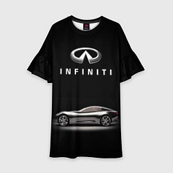 Платье клеш для девочки Infiniti, цвет: 3D-принт