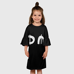 Платье клеш для девочки DM Rock, цвет: 3D-принт — фото 2