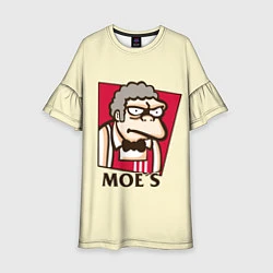 Платье клеш для девочки Moe's KFC, цвет: 3D-принт