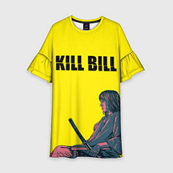 Платье клеш для девочки Kill Bill, цвет: 3D-принт
