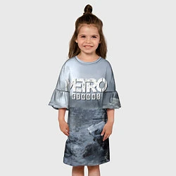 Платье клеш для девочки Metro Exodus: Cold Winter, цвет: 3D-принт — фото 2
